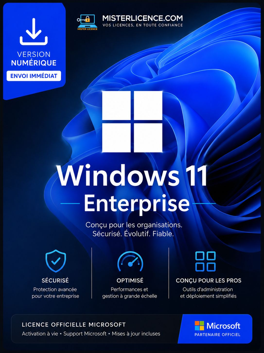 Windows 11 Enterprise - Licence authentique