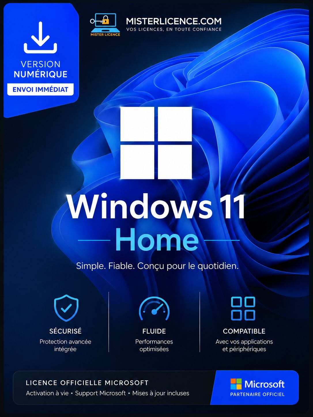 Windows 11 Home - OEM - Licence authentique