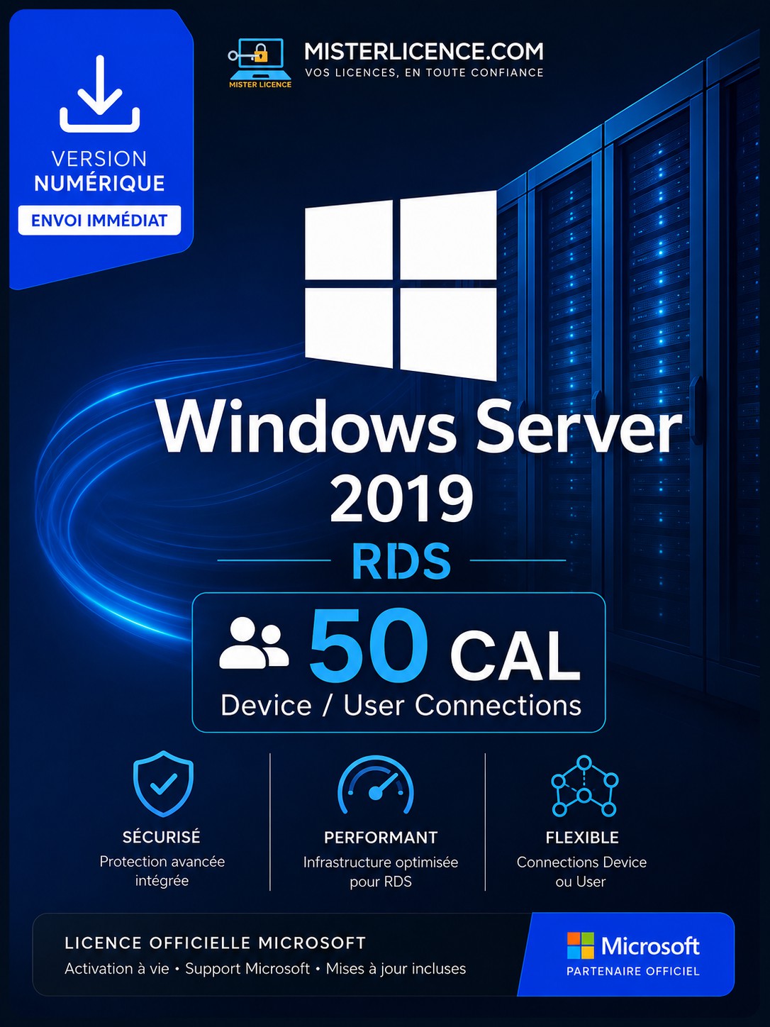 Windows Server 2019 RDS Devices/Users 50 CAL
